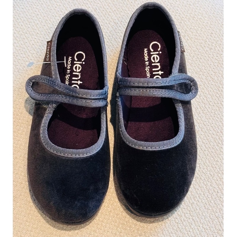 Ballerine Cienta velluto grigio